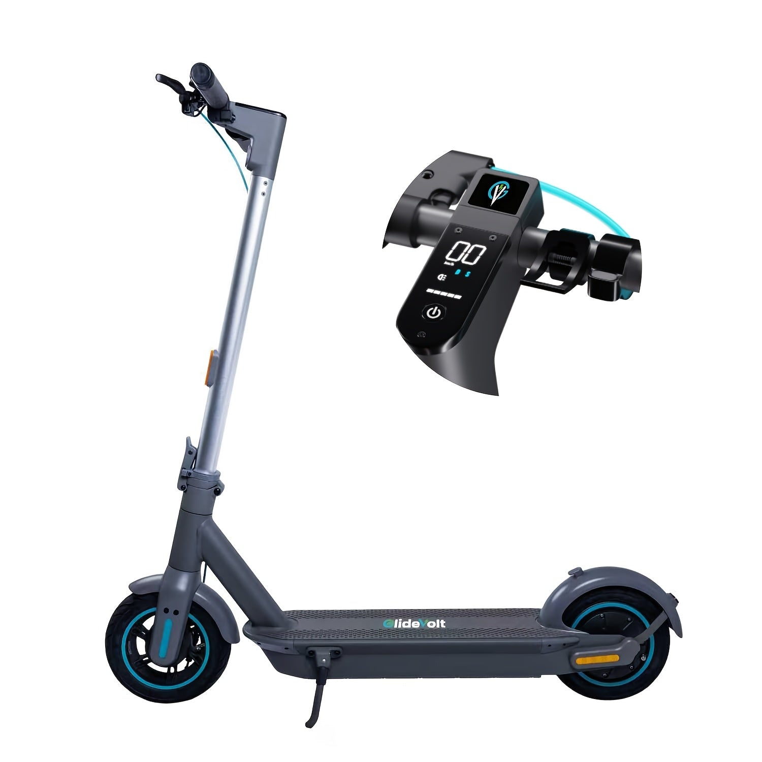 Volt City 350W High-Power Motor 20 MPH Electric Scooter, Foldable, for Adults, 40-Mile Range