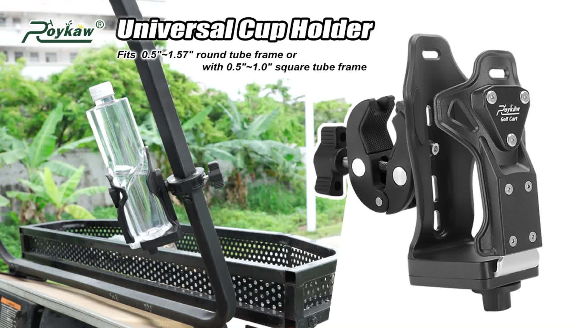 Adjustable Motorcycle Cup Holder, Upgraded Bicycle Cup Holder, Bicycle Water Cup Holder, Suitable for Handlebars And Frames Of Scooters, Strollers, ATVs, Wheelchairs, Tractors, Maximum Load Capacity 32oz