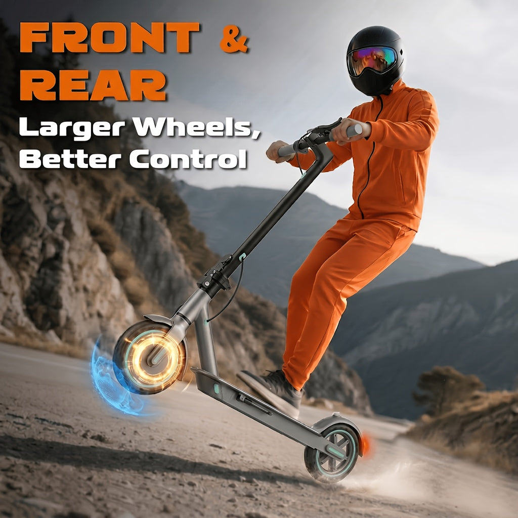 350W Foldable Commuter Electric Scooter, Top Speed Of 19MP\u002FH And 20 KM Range, 8.5-inch Solid Tire, Smart LED Display, Dual Brake System, Lightweight Quick-Folding Electric Scooter, Suitable for Commuting And Daily Travel Use, Ideal Gift for Birthdays