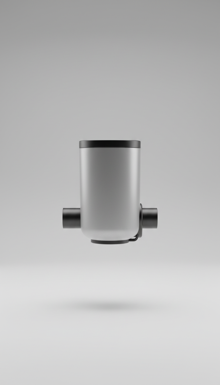 Urban Silver Magnetic-Mounted Water Cup