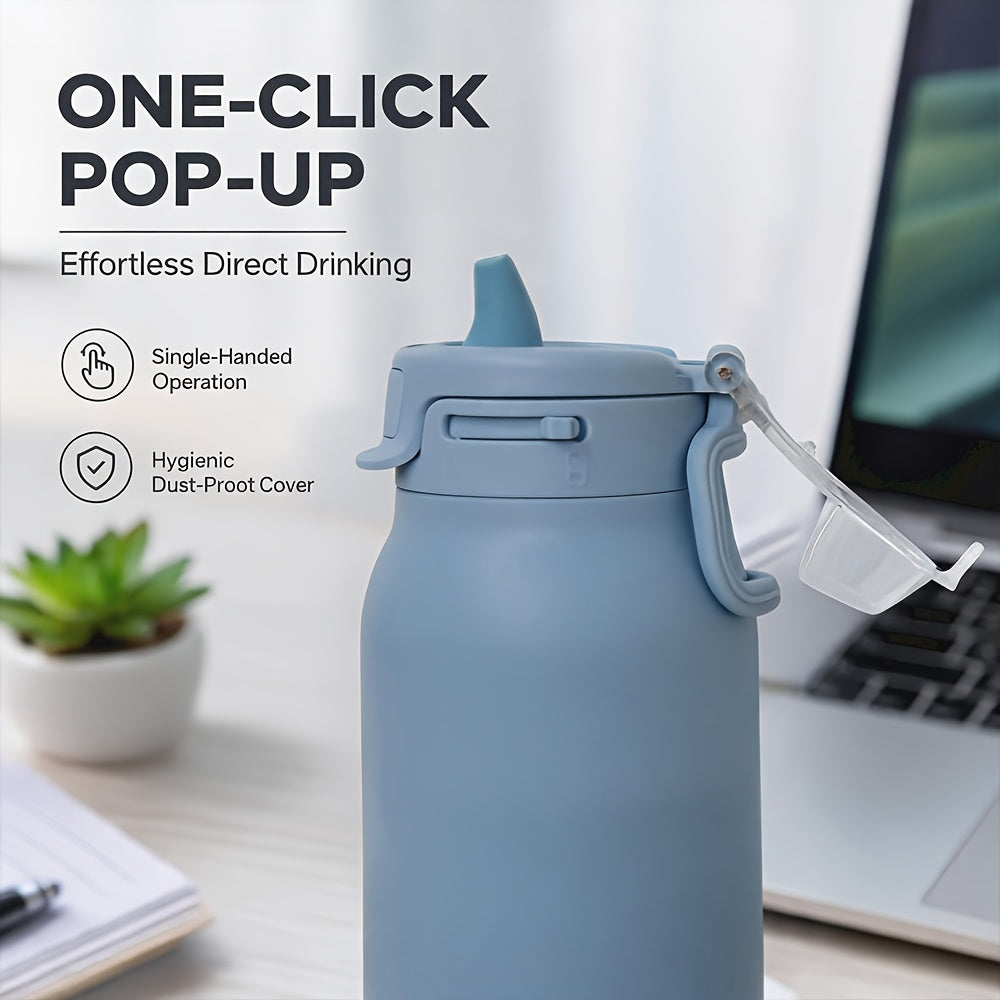 BIGRD 32.46oz Large-capacity Insulated Water Bottle, Double-layer Vacuum Leak-proof Drinking Bottle, Reusable Travel Cup, Suitable for Outdoor Sports and Daily Use