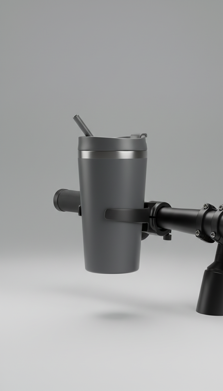 Charcoal Grey Commuter Hydration Cup