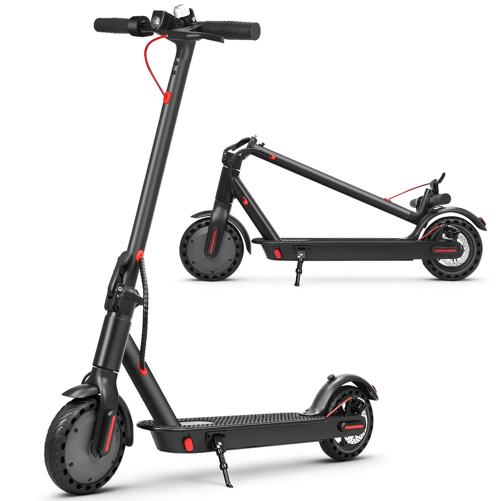 Foldable Adult Electric Scooter 350W Powerful Motor, 19MPH Top Speed, 7.8AH Large Capacity Battery 25KM Long Distance Range, Smart APP Connect Control Lightweight Portable Urban Commuter Electric Kick Scooter for Daily City Riding