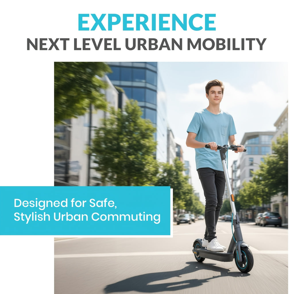 Volt City 350W High-Power Motor 20 MPH Electric Scooter, Foldable, for Adults, 40-Mile Range