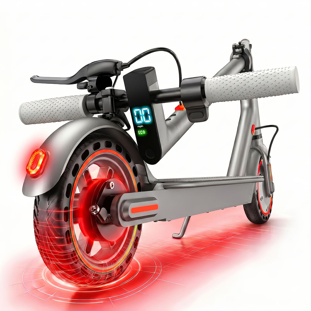 350W Foldable Commuter Electric Scooter, Top Speed Of 19MP\u002FH And 20 KM Range, 8.5-inch Solid Tire, Smart LED Display, Dual Brake System, Lightweight Quick-Folding Electric Scooter, Suitable for Commuting And Daily Travel Use, Ideal Gift for Birthdays