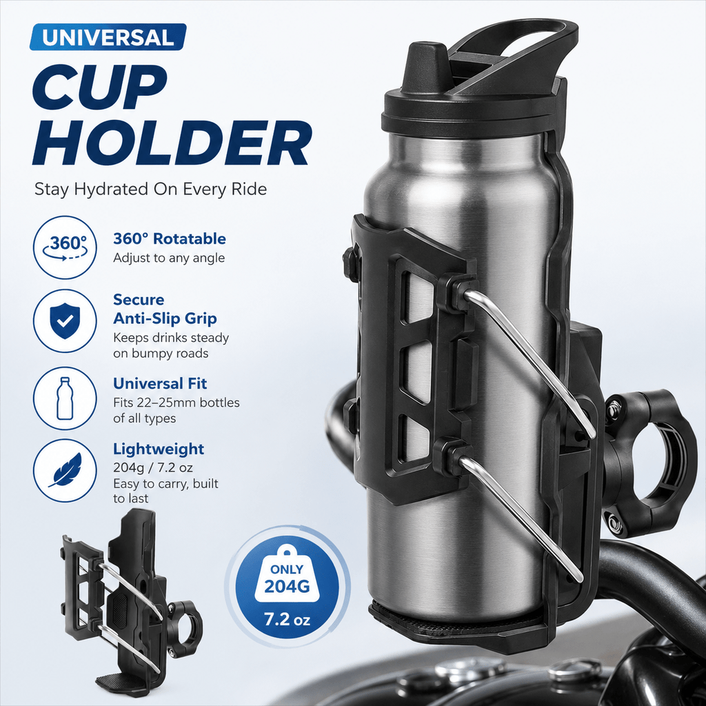 2\u002F3pcs Universal Bike Water Bottle Holder, Black Plastic + Metal Material, 360° Rotatable Anti-slip Drink Cage, Fits 22-25mm Water Bottles, Compatible With Bicycles, Motorcycles, ATVs, Boats, And Outdoor Riding, A Summer Travel Essential.