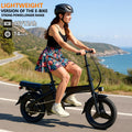 City Commuter, Fast Speed Folding Electric Bike - Powerful Motor, 14-Inch Tires, Commuter-Friendly, Lightweight, Long-Lasting Battery