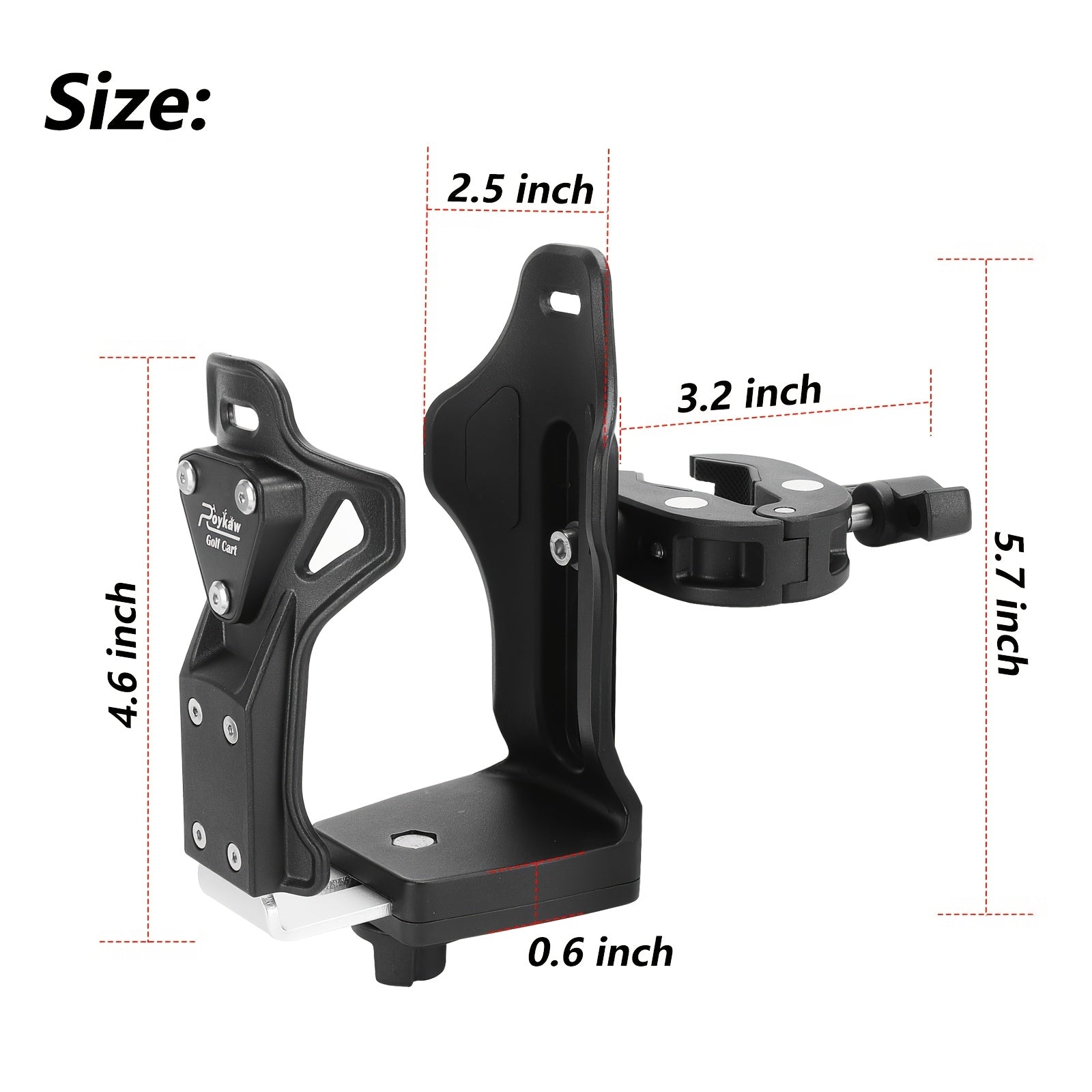 Adjustable Motorcycle Cup Holder, Upgraded Bicycle Cup Holder, Bicycle Water Cup Holder, Suitable for Handlebars And Frames Of Scooters, Strollers, ATVs, Wheelchairs, Tractors, Maximum Load Capacity 32oz