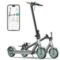 Adult Electric Scooter with A Powerful 350W Motor, Top Speed Of 19 Mph, 21-mile Range, 8.5-inch Honeycomb Tires, 3 Adjustable Speeds, One-button Folding Design, Dual Brakes, And App Control. Suitable for Both Men And Women.