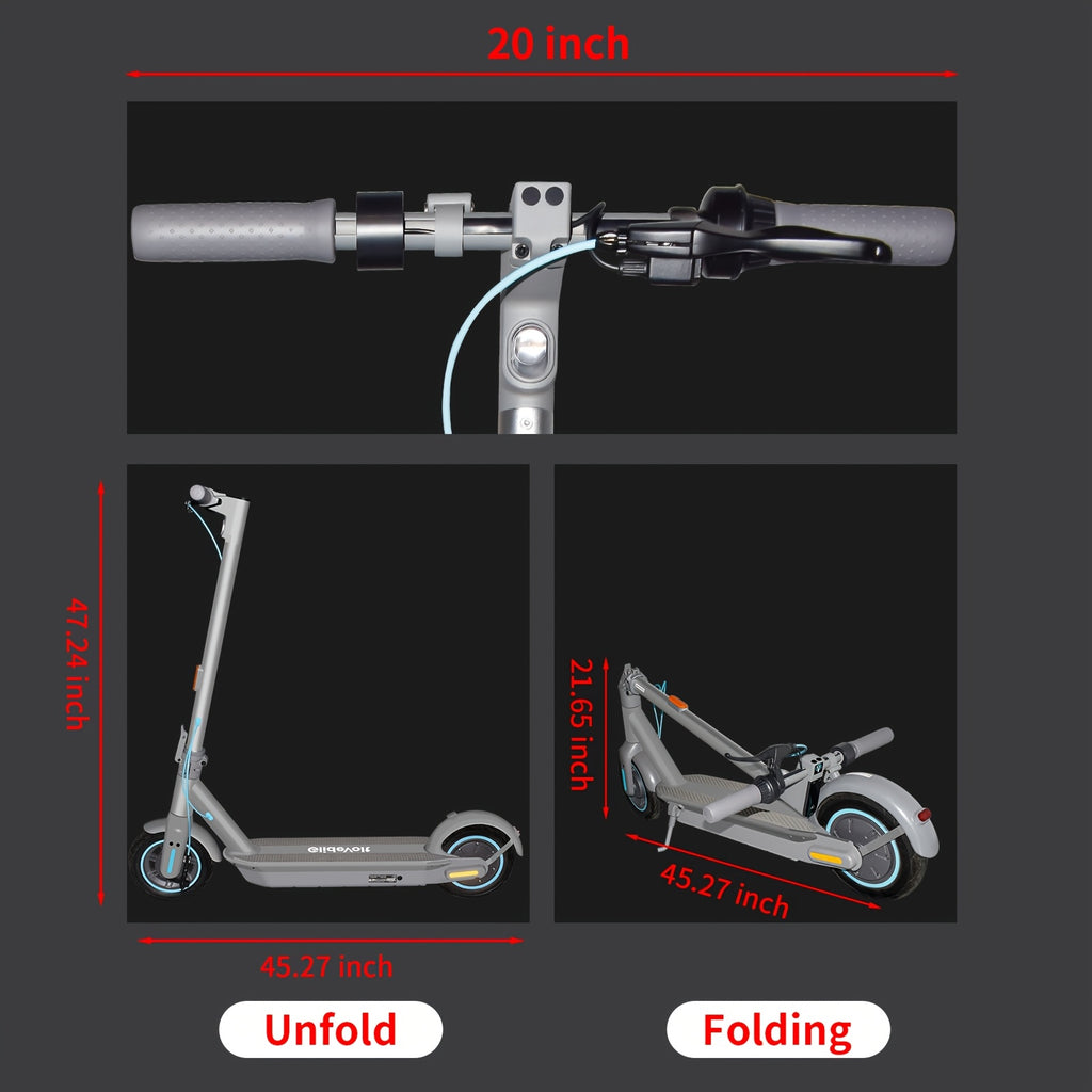 Volt City 350W High-Power Motor 20 MPH Electric Scooter, Foldable, for Adults, 40-Mile Range